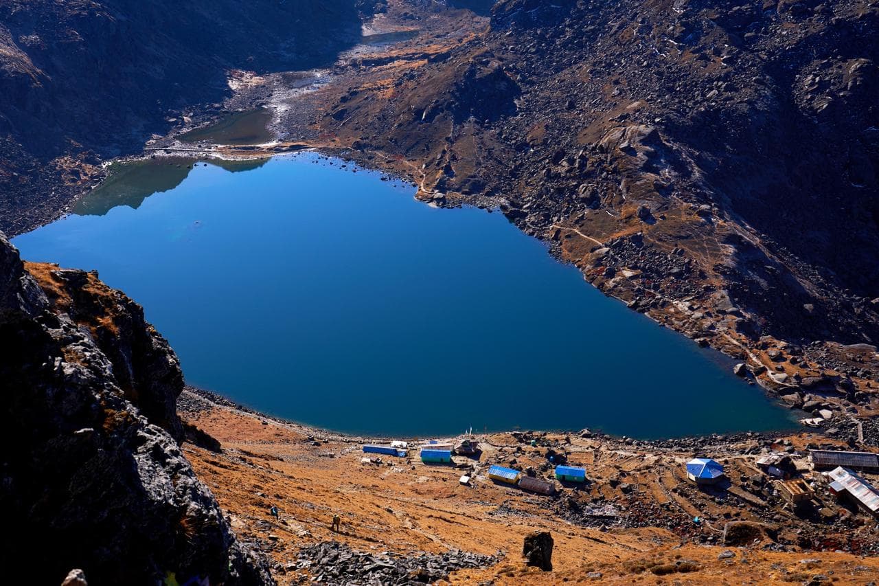 Langtang gosainkunda lake