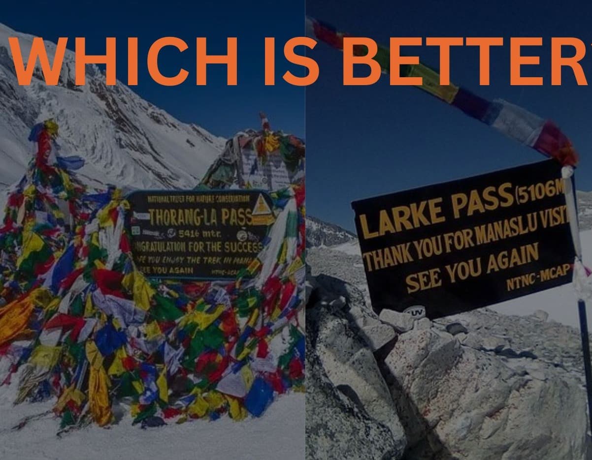 Annapurna Circuit Trek VS Manaslu Circuit Trek
